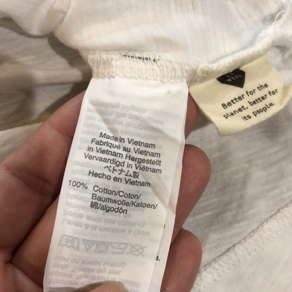 MADEWELL - 100% Cotton Loose Fit Sleeveless Tee - Picture 4 of 6